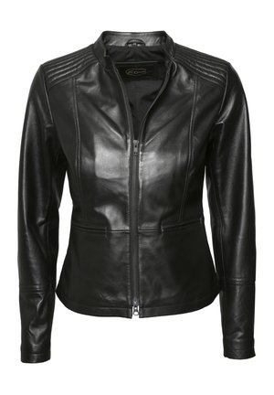 Leren jas - black
