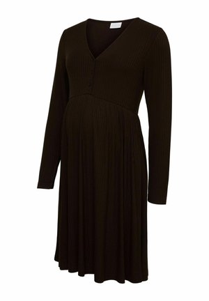 MAMALICIOUS, MAMALICIOUS KLEID MLTRINITY UMSTANDSKLEID - Kampsunkleit - chocolate torte