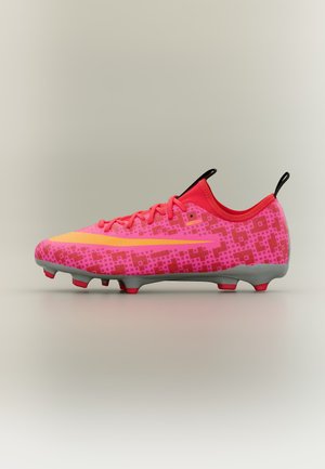 Nike Performance, JR VAPOR ACAD X LEGO FG/MG UNISEX - Zapatillas fútbol para césped artificial - metallic silver-coloured/safety orange/black/green strike