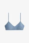 STRIPED BIKINI TOP - Haut de bikini - light blue