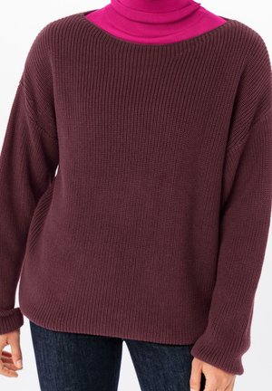 Strickpullover - bordeaux
