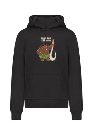 MOANA - MAUI LOOK FOR THE HOOK  - Mikina s kapucňou - black
