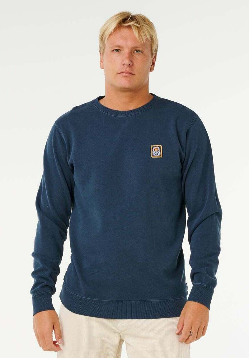Rip Curl COL ROND PACIFIC RINSE PATCH - Sudadera - dark navy/azul ...