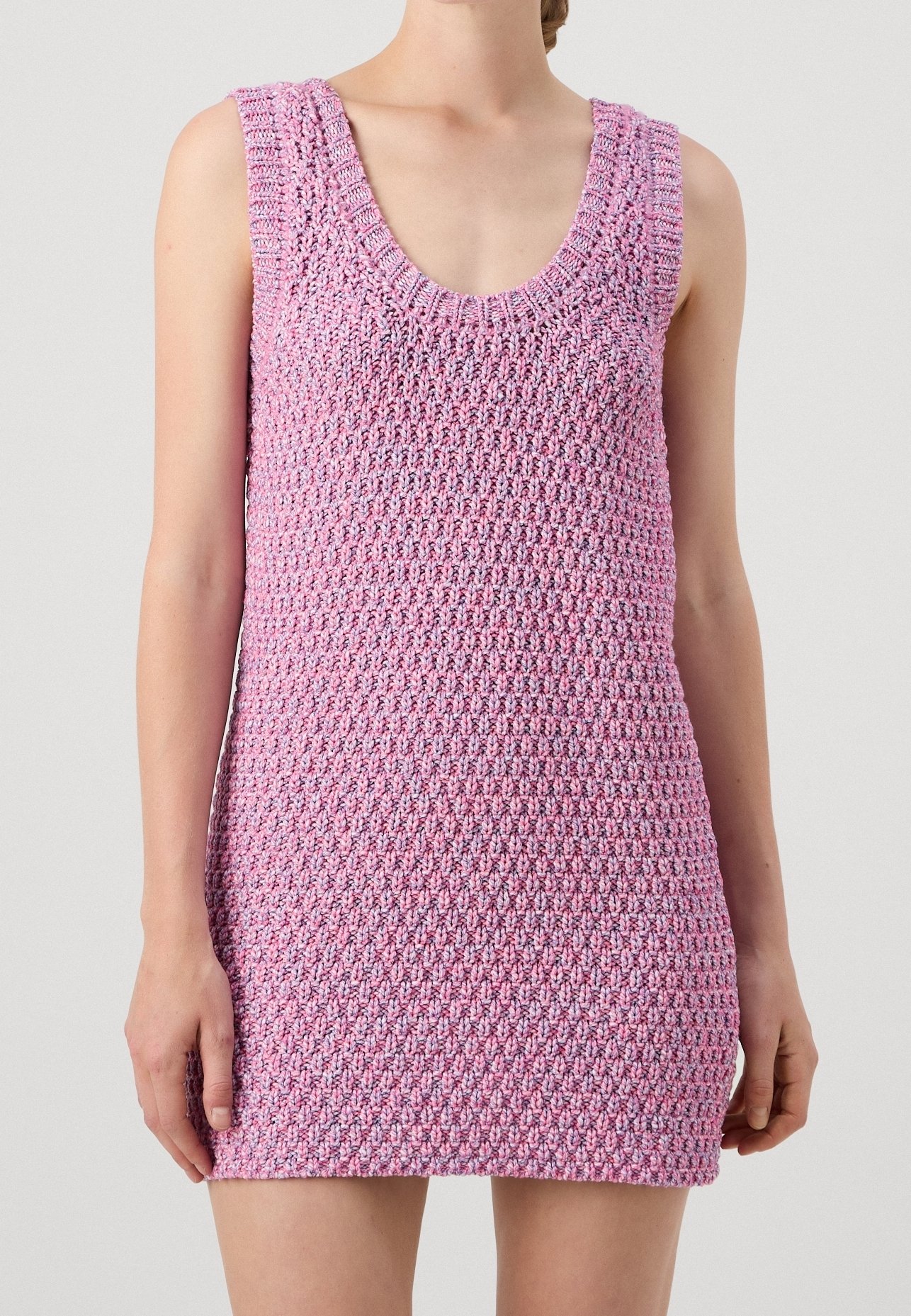 open lace back dress Threadbare Women's Hot Pink Mid Length Balloon Sleeve Cable Knit Ladies' Jumper  Dress