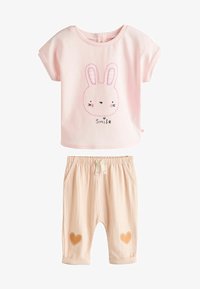 Wybrany, white pink bunny stripe baby