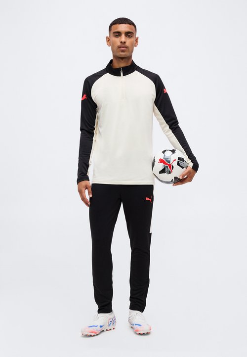 PUMA INDIVIDUALLIGA TRAINING PANTS - Tracksuit bottoms - black-ultra red-sugared almond — photo 2