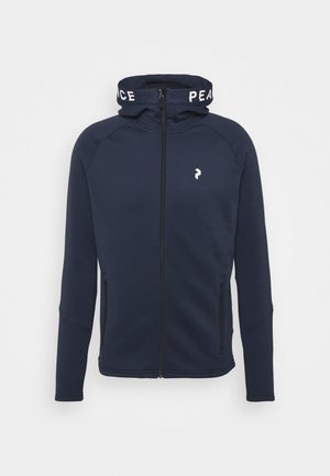RIDER ZIP HOOD - Fleecejacka - blue shadow