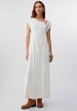 WITH CUT-OUT - Vestito lungo - white