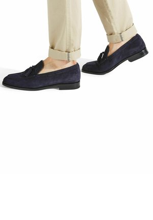 Scarosso DUCCIO ABISSO - Zapatos sin cordones - dark blue suede