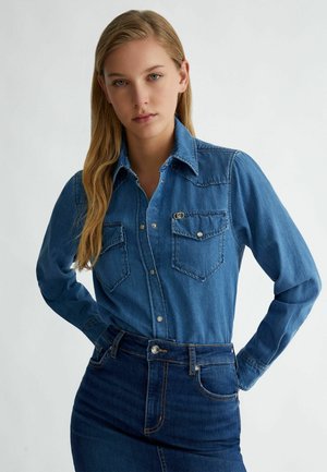 Skjortebluser - light blue denim