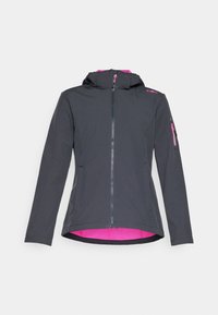 ZIP HOOD - Veste softshell - antracite/festival