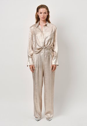 Hemdbluse - beige