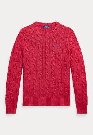 DRIVER LONG SLEEVE PULLOVER - Πουλόβερ - sunrise red