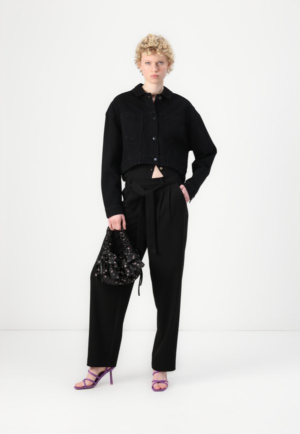 OBJLISA STRAIGHT TIE PANT  - Trousers4