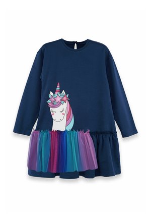UNICORN - Jerseyklänning - blau
