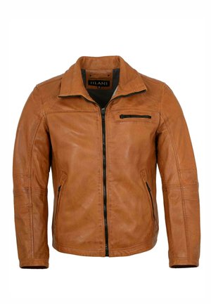 ILAI - Lederjacke - cognac