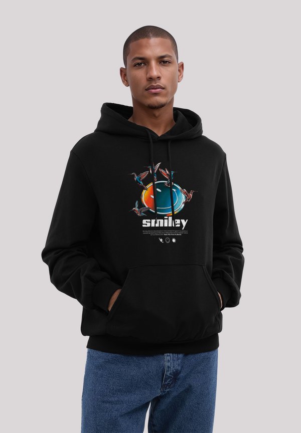 SMILEY ORIGINALS TAKE THE TIME TO SMILE - Kapuzenpullover - schwarz