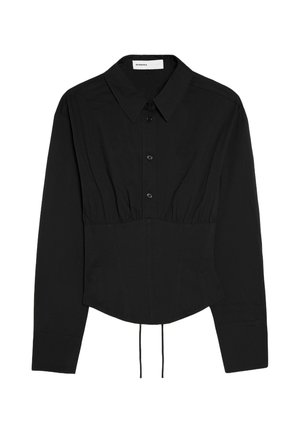 Bershka, CORSET-STYLE SHIRT - Blouse - black