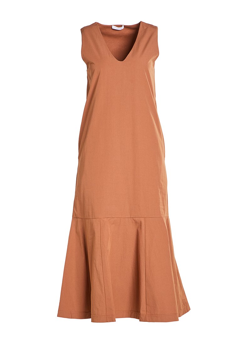 Beaumont Organic Maxi-jurk bruin Beaumont Organic Maxi-jurk bruin