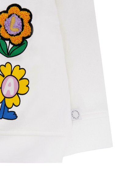 Stella McCartney Kids GIROCOLLO - Felpa - ivory
