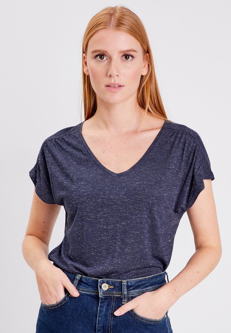 BONOBO Jeans Tshirt basic/ciemnoszary Zalando.pl