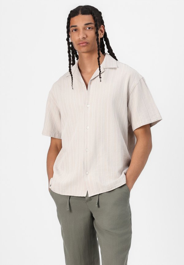 JPRCCMONTANA DOBBY  - Shirt - beige4