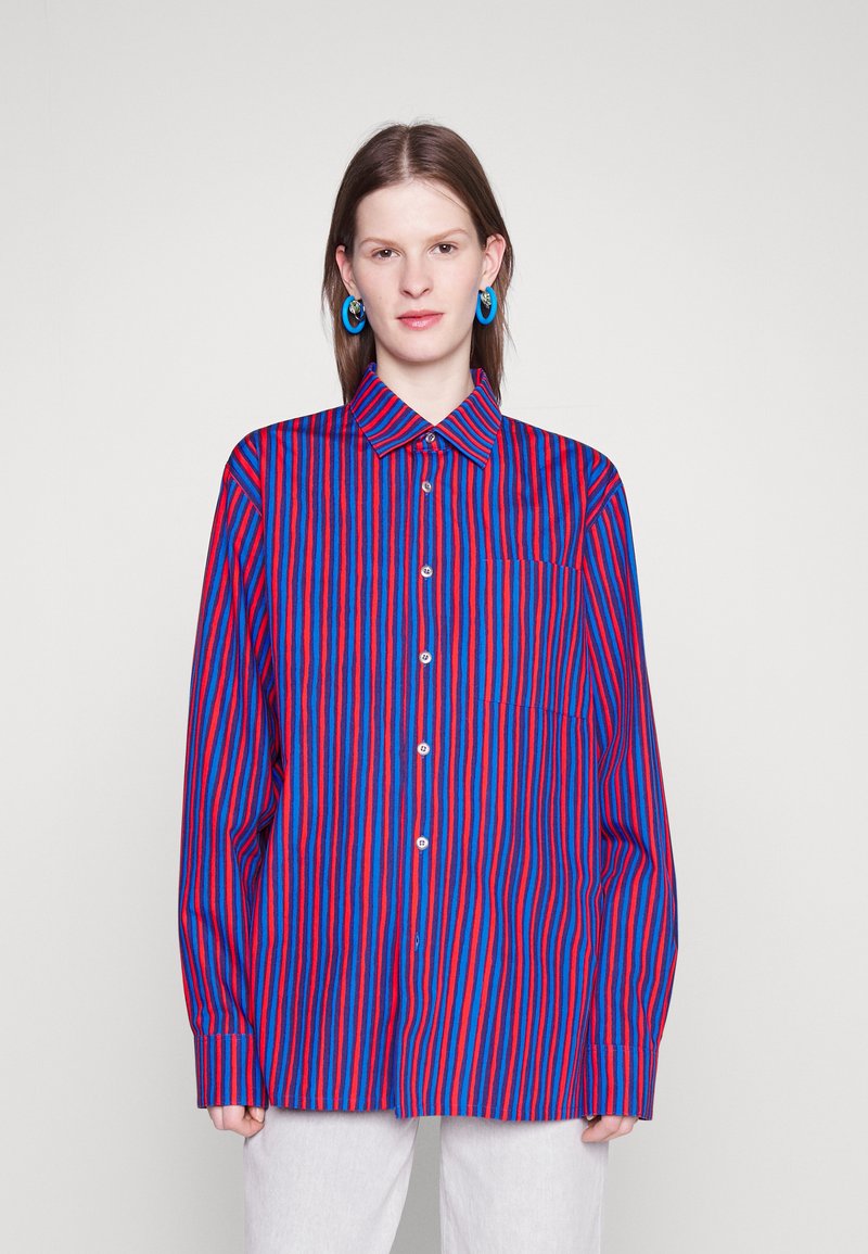 Marimekko JOKAPOIKA Chemisier blue/red/bleu ZALANDO.BE