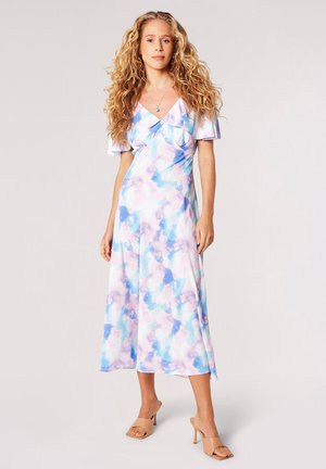 Apricot BLURRED WATERCOLOURED CAPE - Freizeitkleid - pink
