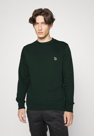 REG FIT ZEBRA - Sweater - dark green