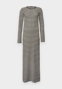 POINTELLE DRESS - Jumper dress - black/white