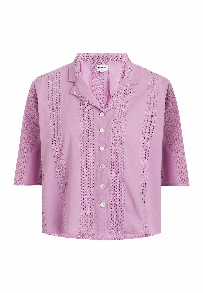 Wrangler Overhemdblouse paars Wrangler Overhemdblouse paars