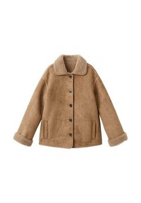 Giacca in similpelle - brown