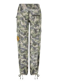 Ed Hardy NYC BADGE  - Reisitaskuhousut - camo