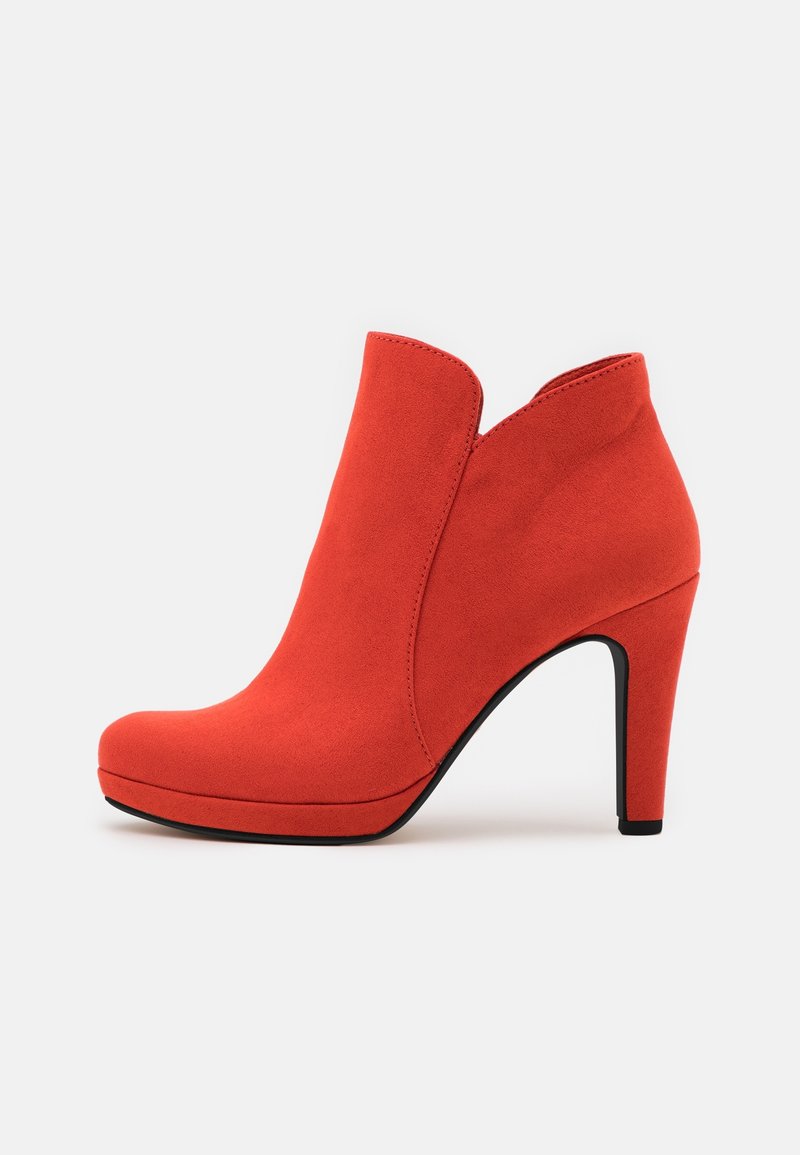 Tamaris Bottines à talons hauts - red