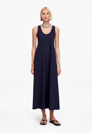 ARKET, ARKET TWISTED BACK MAXI DRESS - Robe longue - navy