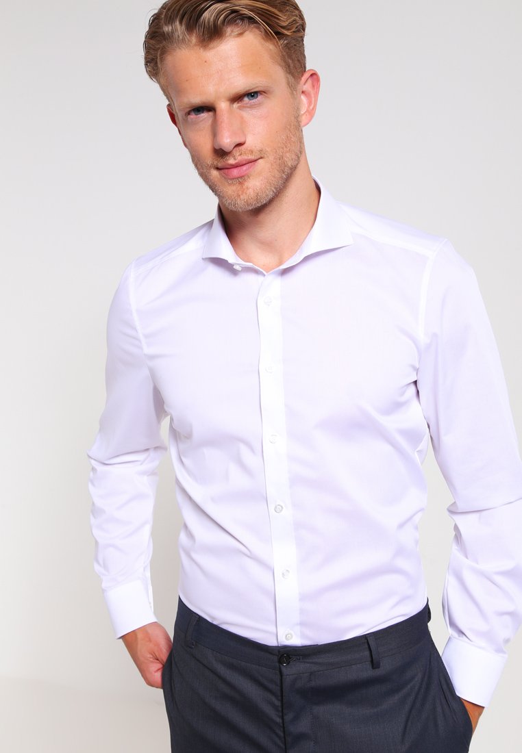OLYMP Level Five - BODY FIT - Overhemd - white, Vergroten