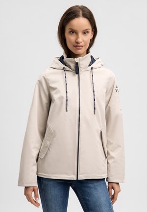 MIT KAPUZE UND ARTWORKS - Kurzmantel - old sand