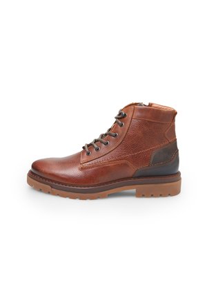 Lace-up ankle boots - marrone
