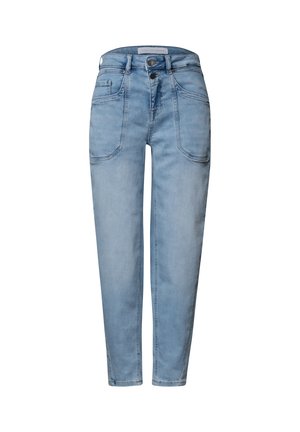 Street One Studio, BARREL LEG JEANS IM LOOSE FIT - Wide Leg - light blue random wash