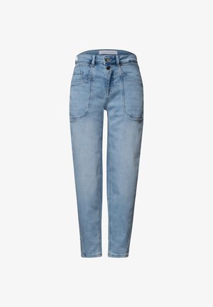 Street One Studio, BARREL LEG JEANS IN A LOOSE FIT - Wide Leg - light blue random wash