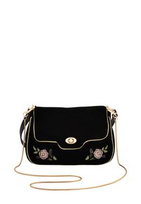 ROSE EMBROIDERED - Handtas - black
