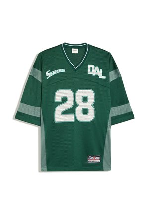 Bershka, VARSITY - TSHIRT - T-shirts print - dark green