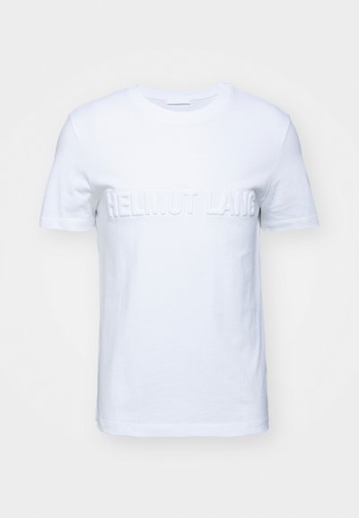 Helmut Lang EMBOSSED TEE ROUNDED - T-shirt basic - optic white
