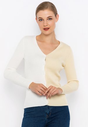 Cardigan - beige/ecru