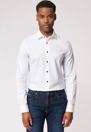 EXTRA SLIM FIT - Hemd - perlweiss