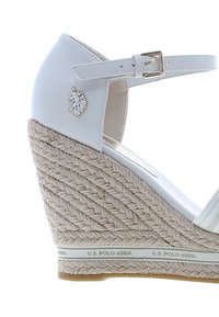 U.S. Polo Assn. AYLIN - Sandály na klínu - tofu