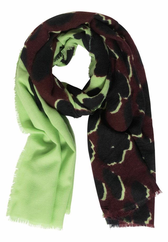 MIT LEO-PRINT - Schal - grün