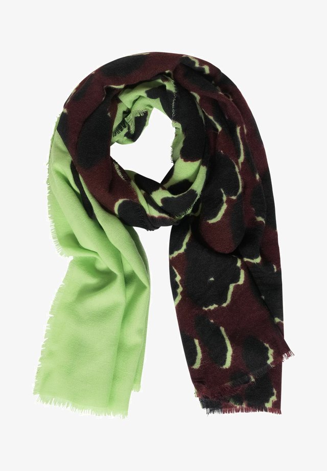 MIT LEO-PRINT - Schal - grün