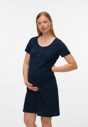 MAMALICIOUS MLMIRA SOLID - Nightie - navy blazer