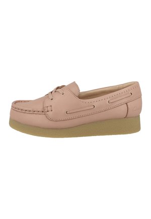 Clarks SCHUHE WALLABEE EVO SEA - Chaussures bateau - light pink lea